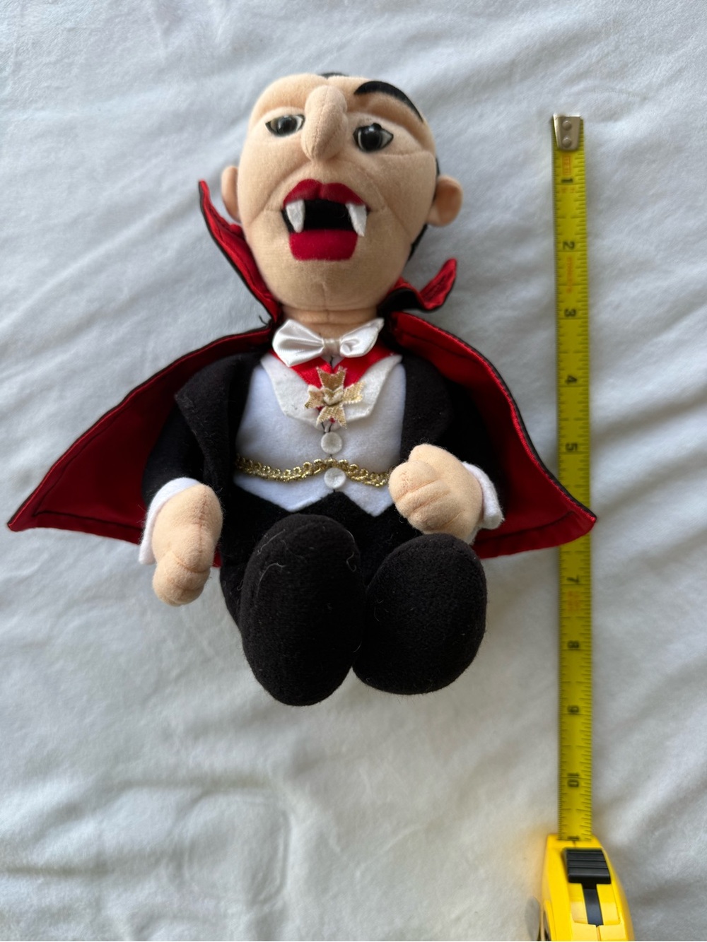 Vintage plush Dracula 1999 Stuffins universal studios monster toy doll